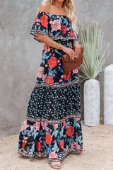 Lost In The Moment Boho Print Maxi Dress