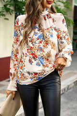 Meet You There Floral Print Long Sleeve Top