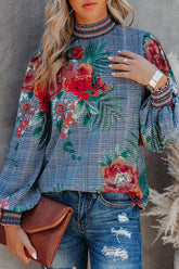 Vacay Dreams Floral Print Smocked Top