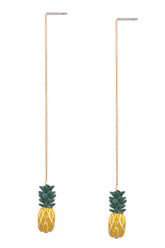 Pendiente de cristal colgante de fruta