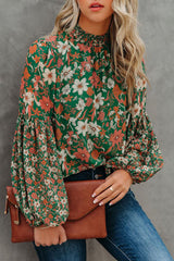Vacay Dreams Floral Print Smocked Top