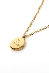 Engraved Pendant Necklace