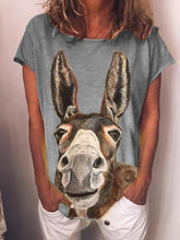 Camisas y tops casuales de manga corta estampados