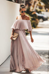 Love Spell Off Shoulder Maxi Dress