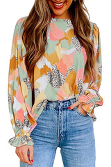 Under The Lights Boho Printed Top