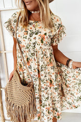 Feels Right – Kurzärmliges Minikleid mit Blumenmuster