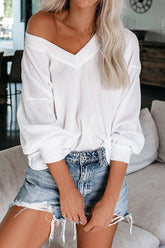 My Darling V-Neck Knit Top