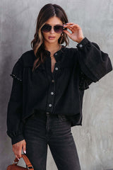 Chaqueta con remaches y volantes Best Of You