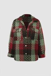 Checked Tweed Shirt Jacket