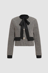 Bow Tie Textured Top