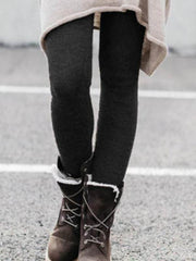 Plus size Women thick warm leggings Casual Cotton Long Pants