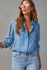 Trendy Vibe – Langärmliges Oberteil mit Knopfleiste