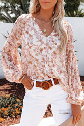 Best Blooms Floral Print Chiffon Top