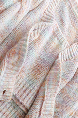 Suéter de dos piezas de punto colorido para escapada de fin de semana