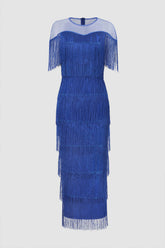 Midikleid mit Fransen