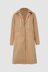 Detachable Hooded Coat