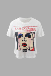 Brigitte Pop Art Short Sleeve T-Shirt