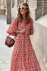 Completely In Love Boho Print Maxi Dress