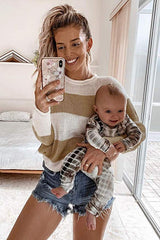 Suéter de punto a rayas In My Arms