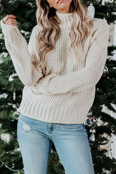 Suéter de punto de cuello alto Emerson