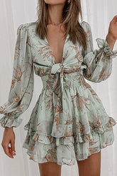 Bedrucktes Minikleid „Keeper Of My Heart“