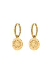 Evil Eye Hoop Earrings