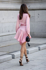 Vestido patinador rosa Run Free