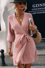 My Favorite Day Long Sleeve Tie Knit Cardigan