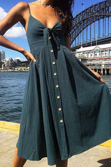 Bowknot Fit&Flare Midi Dress