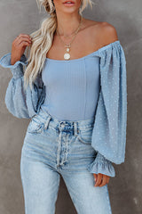 Chic Scene – Gerippter Body mit Schweizer Punkten