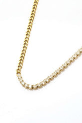 Collar de cadena de caja