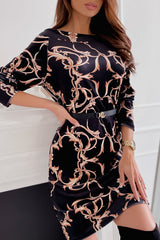 Print Off Shoulder Bodycon Mini Dress Bodycon dresses