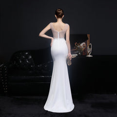 Amelia embroidered sequined fishtail Dresses