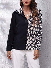 Blusenoberteile mit Puffärmeln und Karomuster