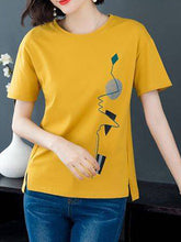 Camisetas estampadas de talla grande para mujer