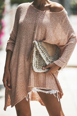 Blusa de punto suelta Love for The First Sight