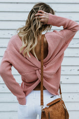 Suéter con espalda cruzada Only For You