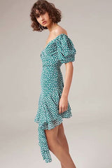 Wonderful You – Minikleid mit Rüschen und Shivering-Print