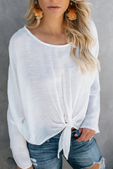 Pretty Pleased Bowknot Loose Blouse