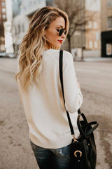 Suéter de punto con corazón "Licencia para amar"