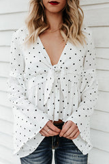 Rochelle Langarmbluse mit Blumendruck