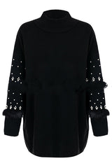 Never Stop Loving You Fluffy Knit Mini Dress