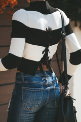 Suéter de cuello alto a rayas Best of You