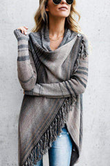 Cozy Up Tassel Sweater Coat