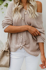 Cárdigan de punto con botones Marley Light