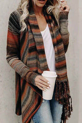 Cozy Up Tassel Sweater Coat