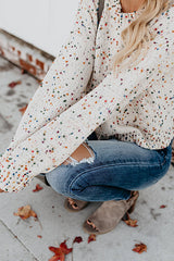 Suéter de punto con lunares coloridos Slay All Day