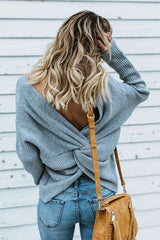 Suéter con espalda cruzada Only For You