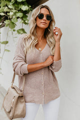 Cárdigan de punto con botones Marley Light