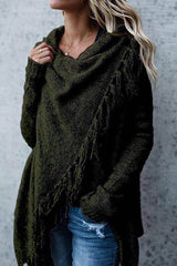 Cozy Up Tassel Sweater Coat